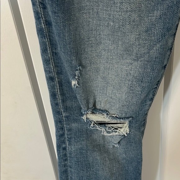 Abercrombie & Fitch Blue Cropped Jeans - Picture 7 of 11